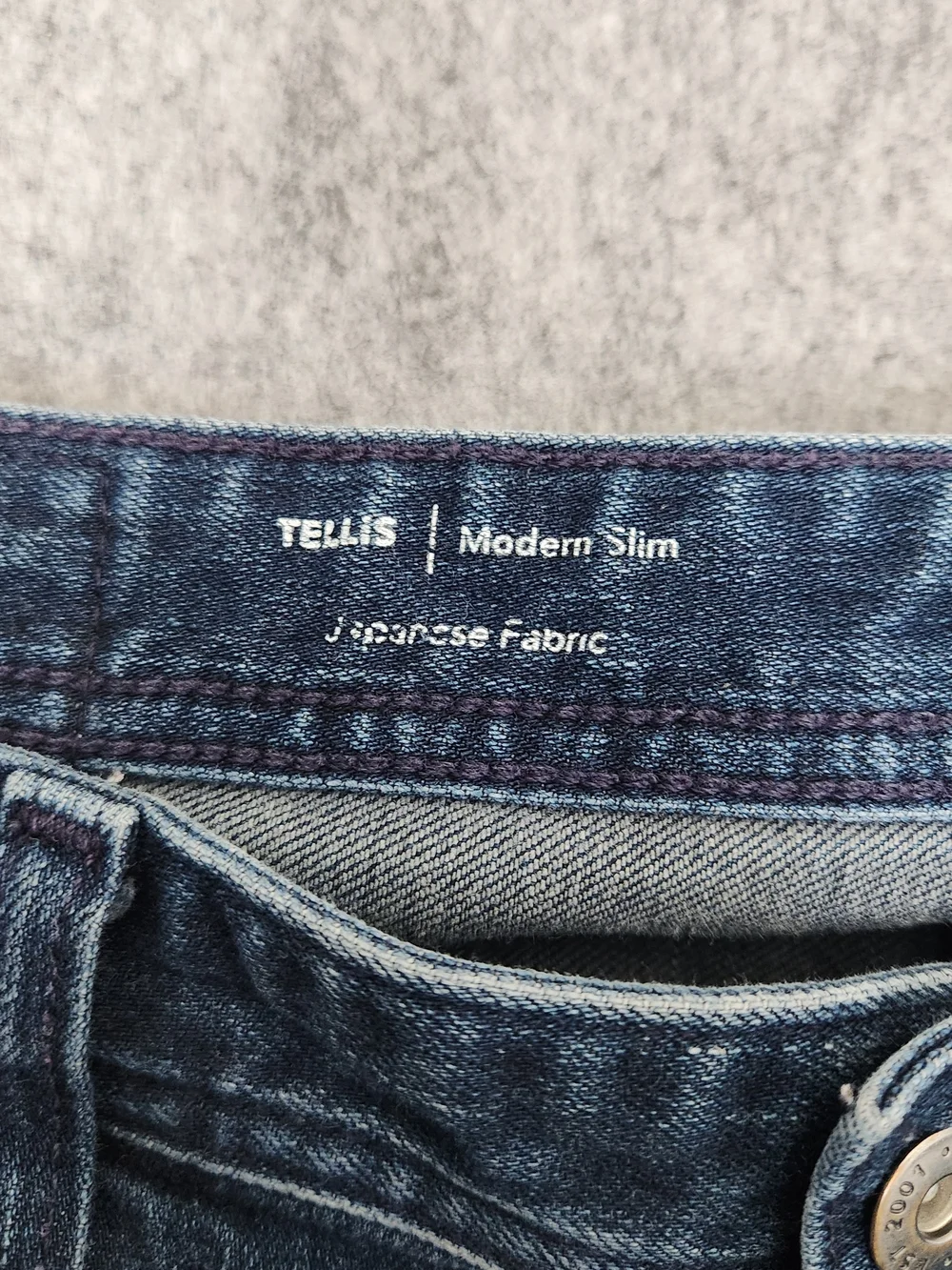 AG Adriano Goldschmied Tellis Modern Slim Jeans Men's 33x30 Blue Japanese Denim